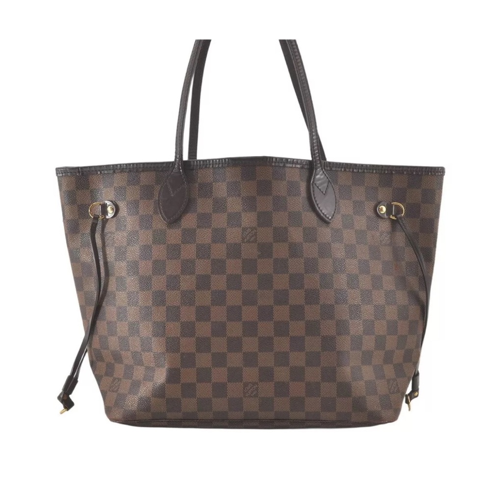 Authentic Louis Vuitton Damier Neverfull Rose Ballerine Tote Bag